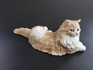 스코티쉬폴드스트레이트 고양이 피규어 1호